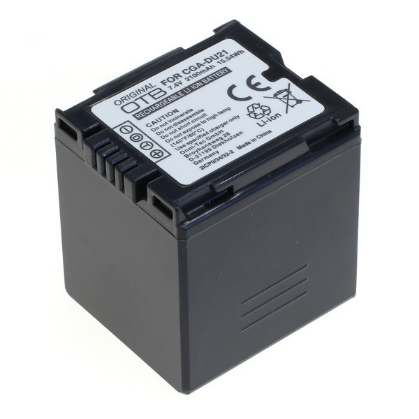 battery 2100mAh f. Panasonic VDR-D160EG